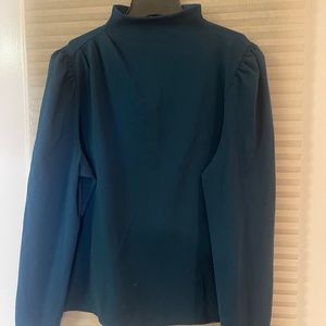 Mock neck blouse